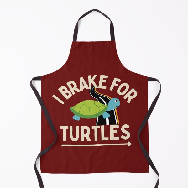 Item preview, I Brake for Turtles designed and sold by Brat-Cat-Shirts.