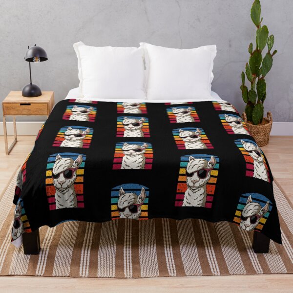 Item preview, Cool Retro Llama design, gift for llama lovers big and small designed and sold by BRtisticDesigns.