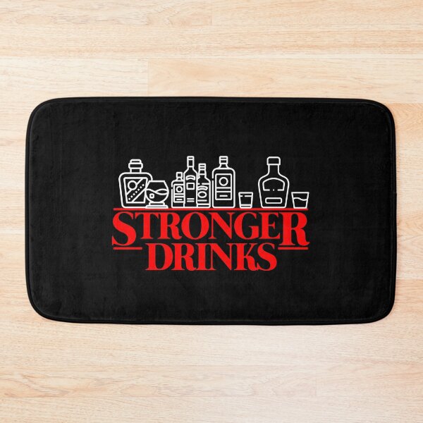 Item preview, STRONGER DRINKS BLACK designed and sold by T-paw.