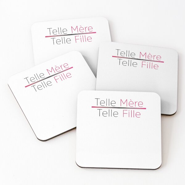 Aperçu de l'œuvre Telle mère telle fille: Jolie idée de cadeau de famille pour maman; Papa et frères et sœurs créée et vendue par Dinsigne.