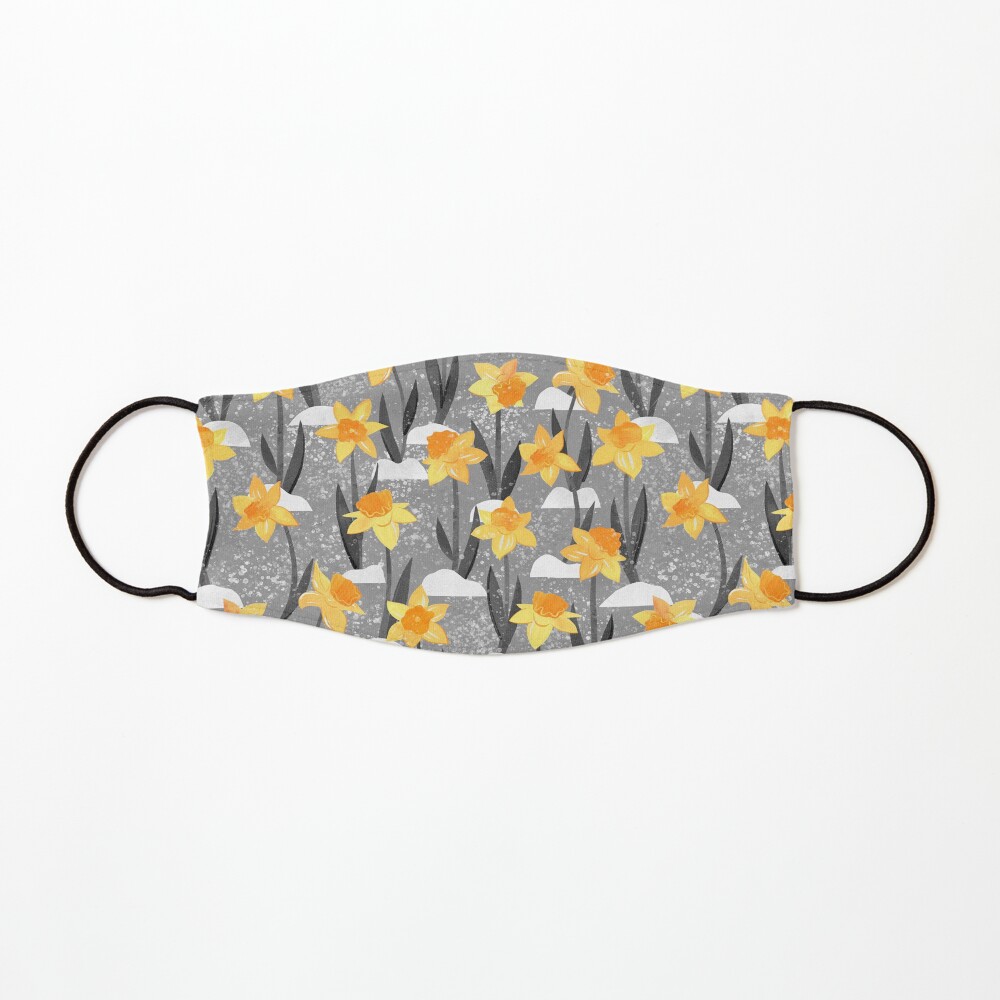 Daffodils in the Snow Mask