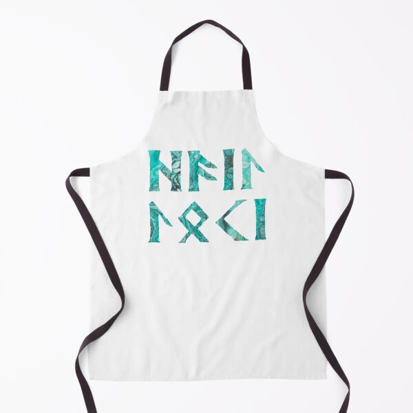 Item preview, Hail Loki In Futhark Runes Textured Turquoise designed and sold by Gralok.