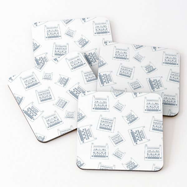 Item preview, Tinos blue pigeon house pattern designed and sold by LilianGrfld.