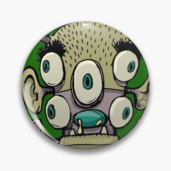 Item preview, forest troll with three bulging eyes and horns designed and sold by duxpavlic.