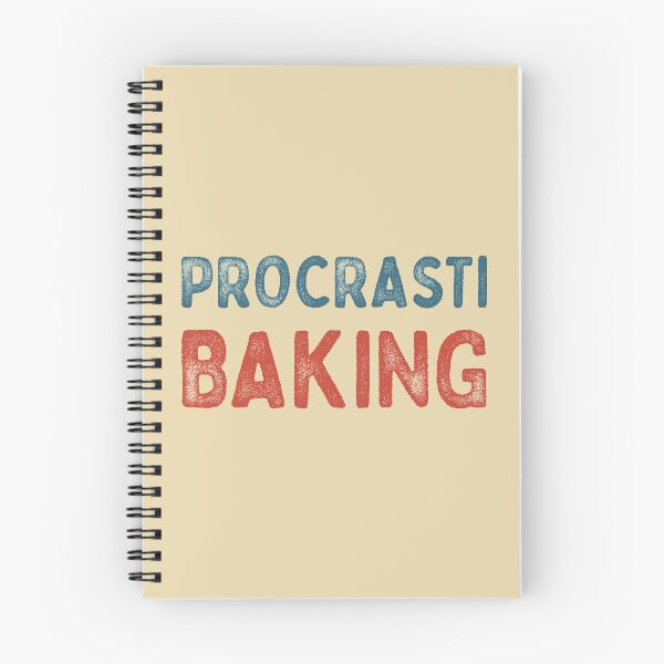 Item preview, Procrastibaking typography designed and sold by Morcawork.