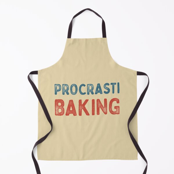 Item preview, Procrastibaking typography designed and sold by Morcawork.