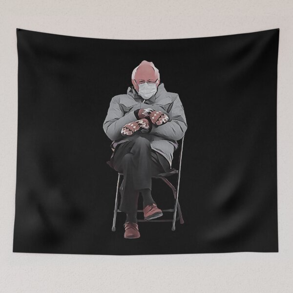 Item preview, Bernie Sanders Mittens Meme designed and sold by ZazasDesigns.
