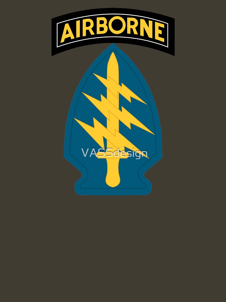"Airborne Army Special Forces Insignia" Tshirt by VASSdesign Redbubble