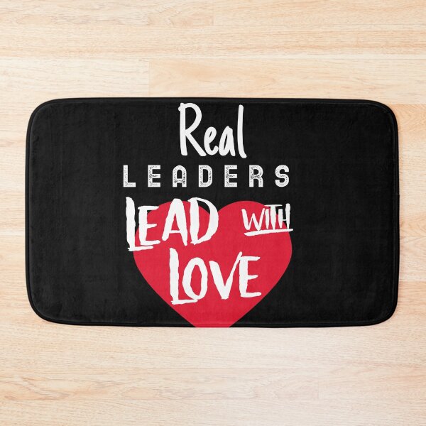 Item preview, Real Leaders Lead With Love designed and sold by DiscGolfTees.