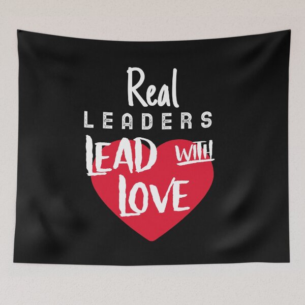 Item preview, Real Leaders Lead With Love designed and sold by DiscGolfTees.