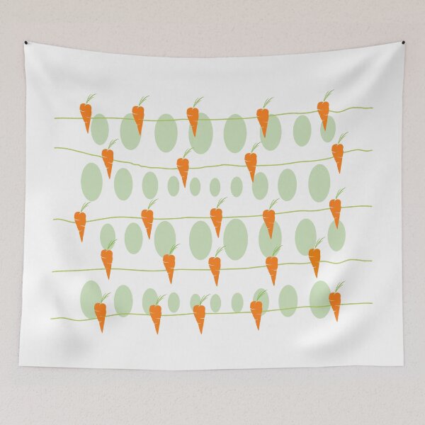 Item preview, Carrots on the clothesline designed and sold by Kritzel-Claudi.