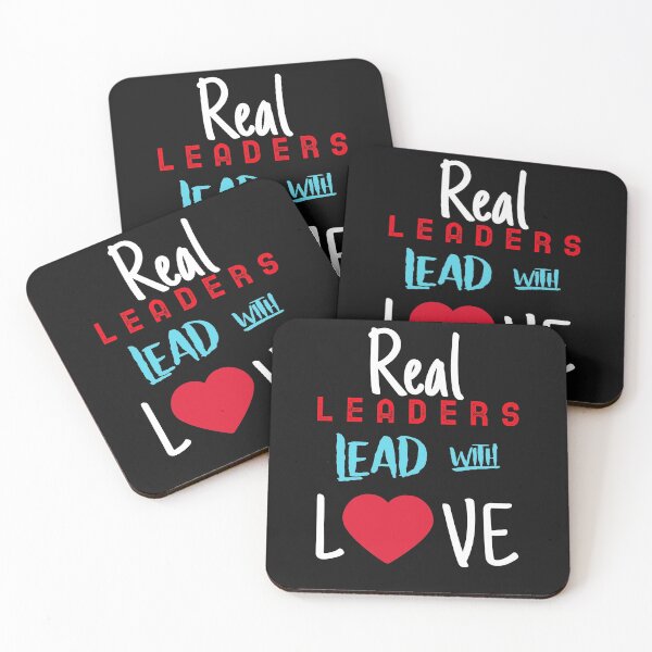 Item preview, Real Leaders Lead With Love designed and sold by DiscGolfTees.