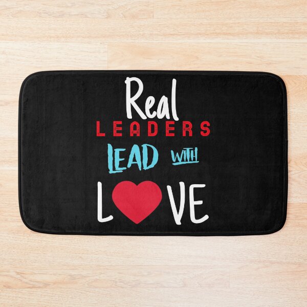 Item preview, Real Leaders Lead With Love designed and sold by DiscGolfTees.
