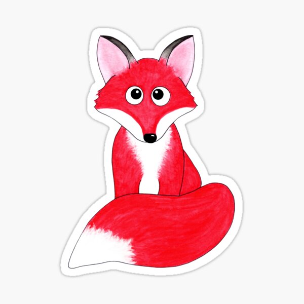 Stickers Sur Le Theme Amoureux Du Renard Redbubble