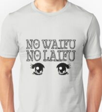 no waifu no laifu Slim Fit T-Shirt