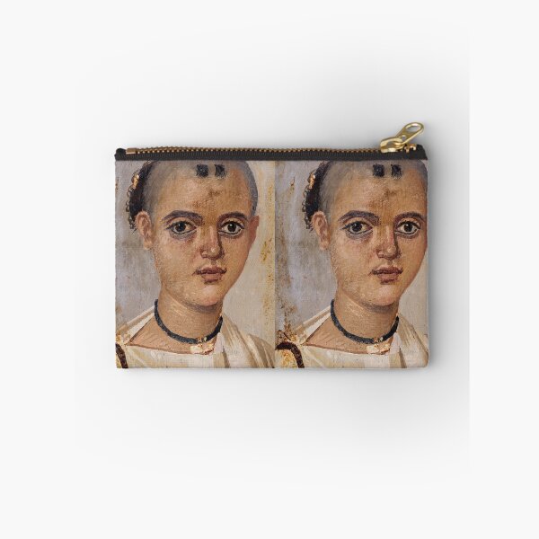 Item preview, Fayum mummy portrait ancient Egypt boy designed and sold by The-Roman-Lady.