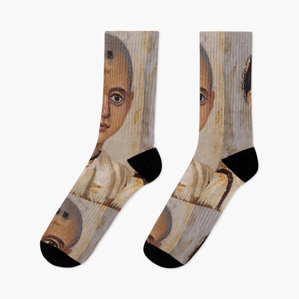 Item preview, Fayum mummy portrait ancient Egypt boy designed and sold by The-Roman-Lady.