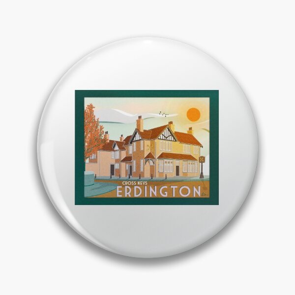 Item preview, Cross Keys Erdington Abbey Travel Poster designed and sold by ScienceNStuff.