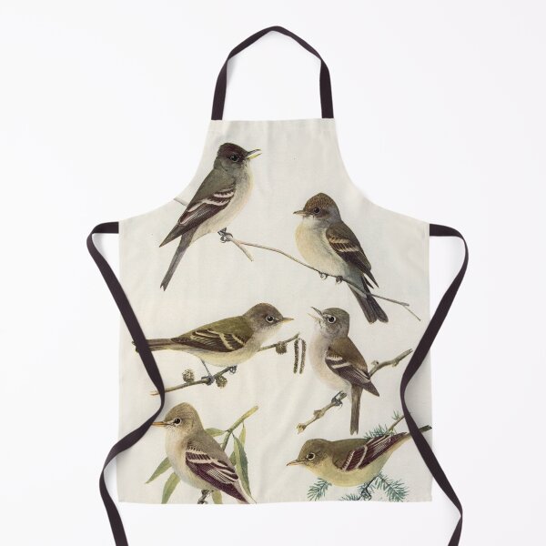 Item preview, Flycatchers Vintage birds of New York illustration designed and sold by Vintage Designs +.