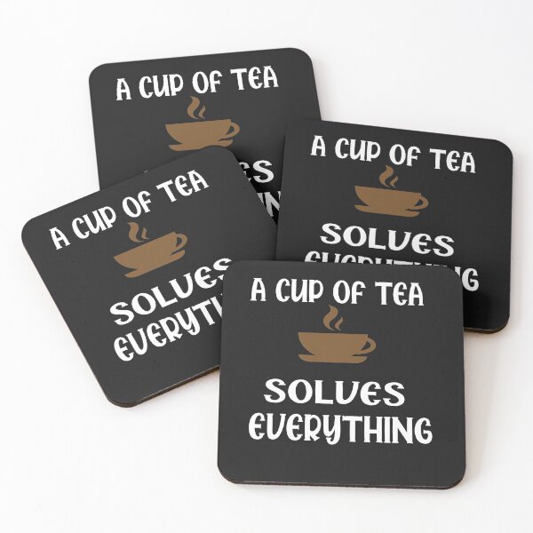 Item preview, Tea solves everything Essential T-Shirt designed and sold by Mizo Tees.