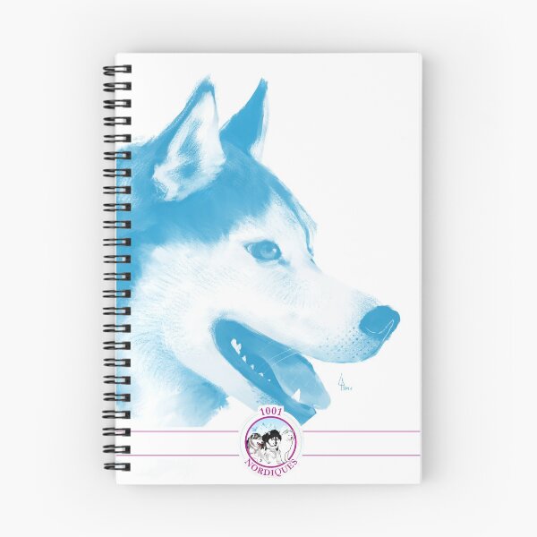 Artikelvorschau, Husky mit Logo - 1001 Nordiques entworfen und verkauft von 1001 Nordiques.