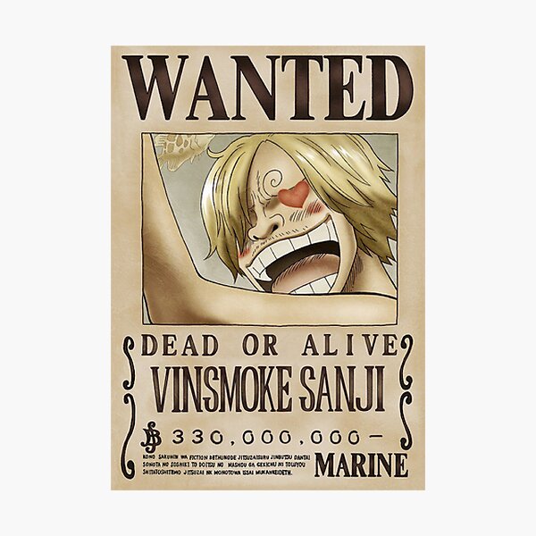 One Piece- Sanji Photographic Print for Sale by Raykyen