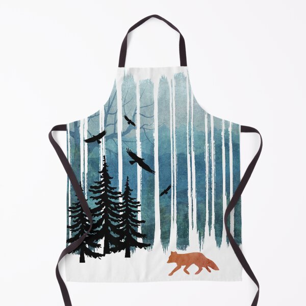 Item preview, Misty Forest Fox - Brush Strokes designed and sold by maryedenoa.