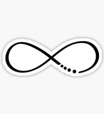 Lexa's Infinity Tatoo Sticker