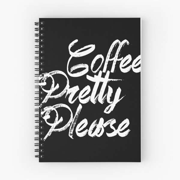 Item preview, coffee pretty please black and white designed and sold by Vana Shipton.