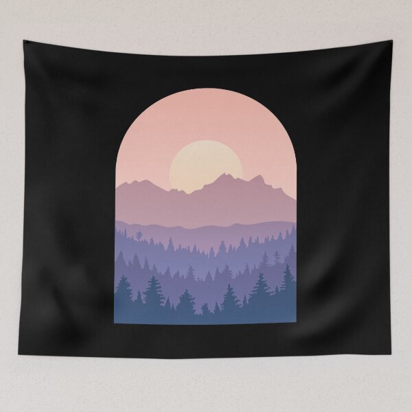 Item preview, Sawtooth Mountains Landscape designed and sold by HalpinDesign.