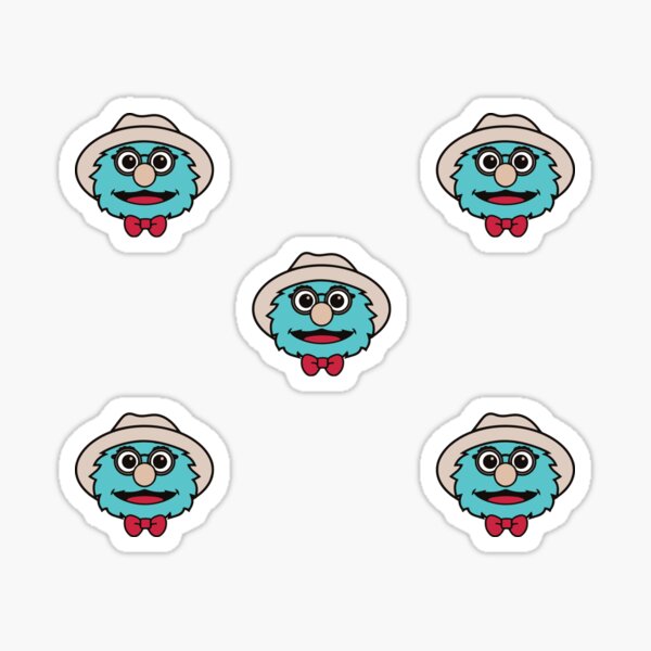 puppet history The Professor Face pack Sticker