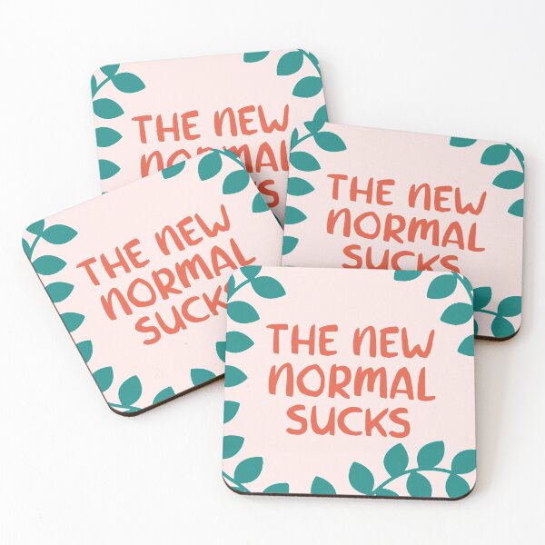 Item preview, The new normal sucks designed and sold by Giovanni's  Brown Quotes.