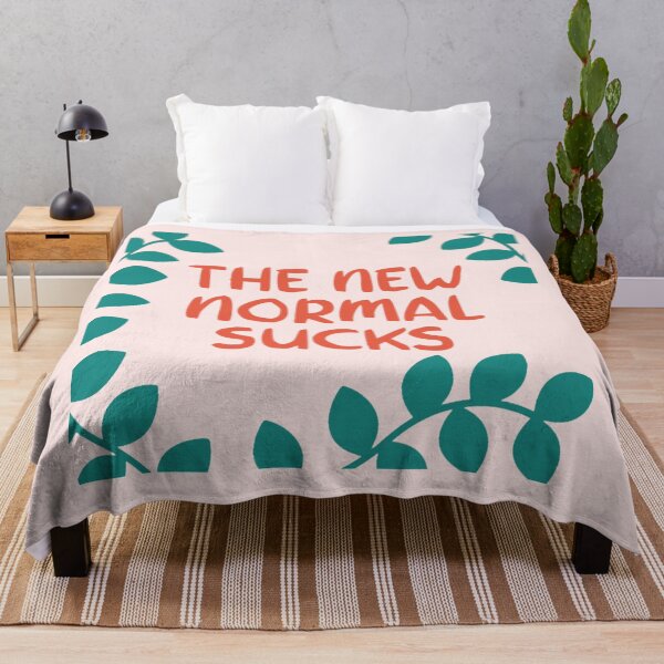 Item preview, The new normal sucks designed and sold by Giovanni's  Brown Quotes.