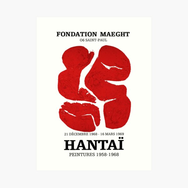 Hantaï 1968 Art Print