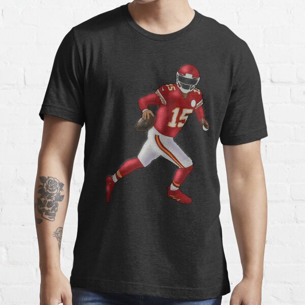 Men's Patrick Mahomes Jersey Print Scrub Top