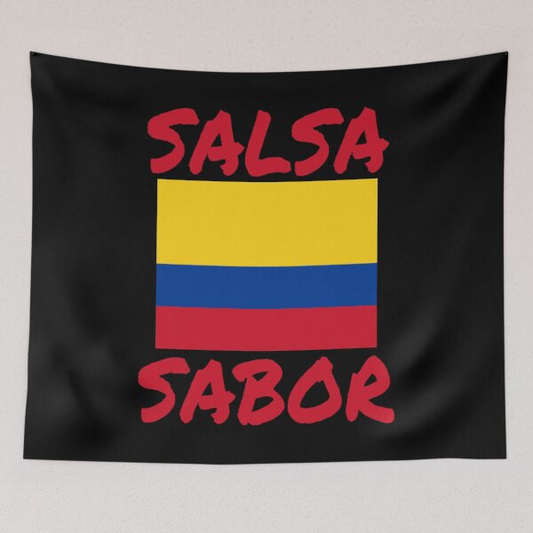 Item preview, Salsa Sabor Colombianisima Colombian Flag T Shirt Merch designed and sold by PRINTS2HOT.