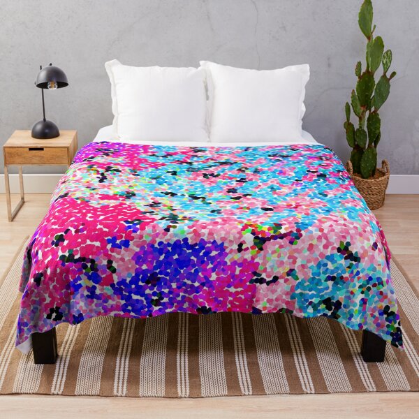 Item preview, Purple and Pink Pointilised Mess Absolutely Impossible Pattern designed and sold by LJWDesigns.