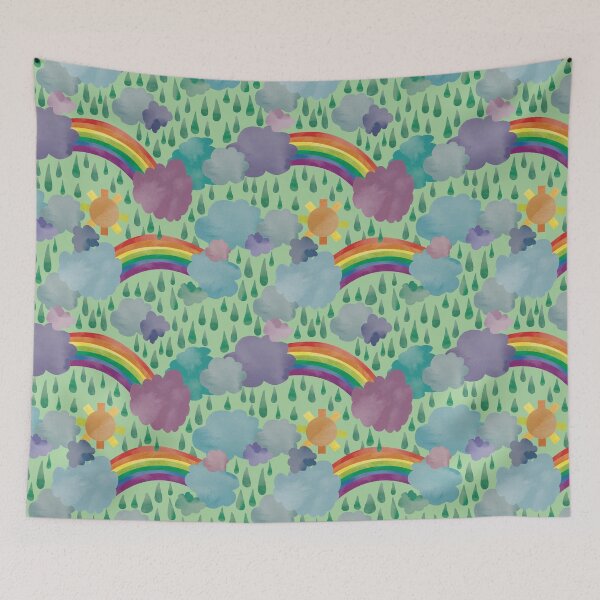 Item preview, Watercolor Rainbows designed and sold by ScribbledToad.