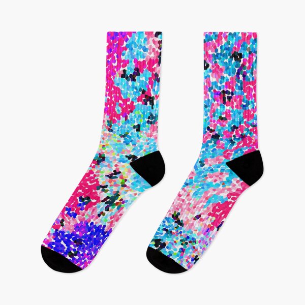 Item preview, Purple and Pink Pointilised Mess Absolutely Impossible Pattern  designed and sold by LJWDesigns.
