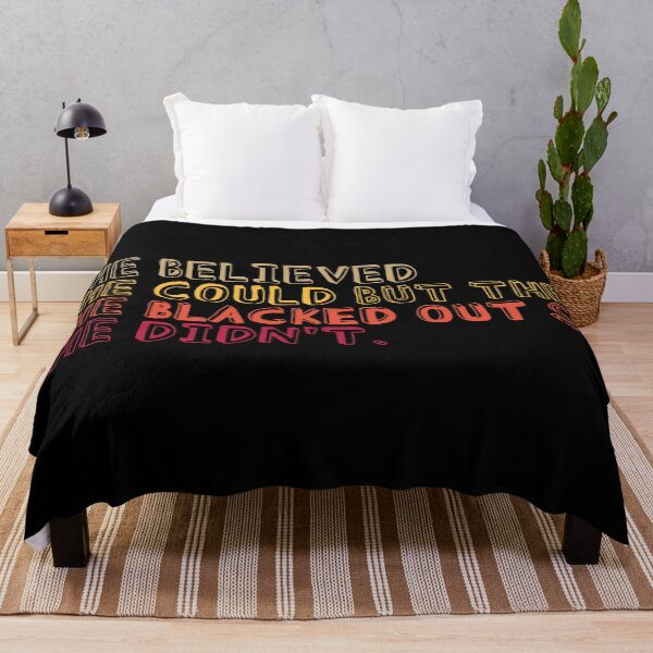 Item preview, She believed she could but she blacked out so she didn't - Colorful College party girl designed and sold by LookFrog.