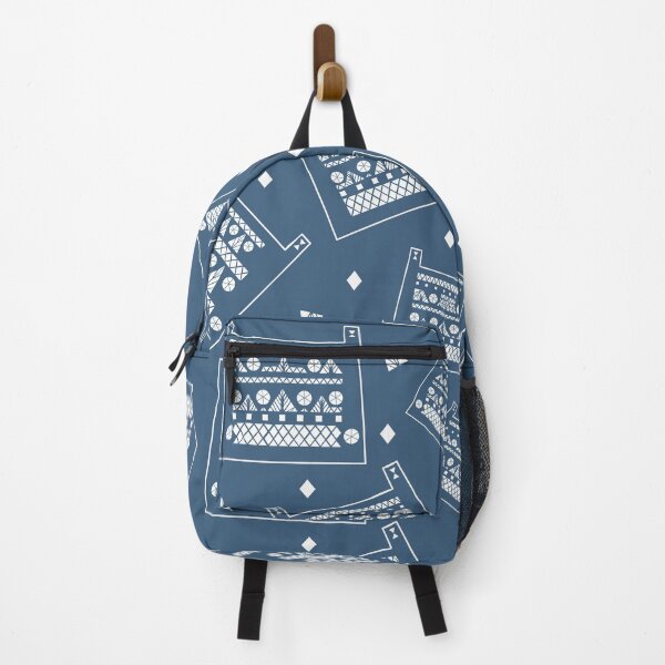 Item preview, Tinos blue pigeon house geometric pattern designed and sold by LilianGrfld.