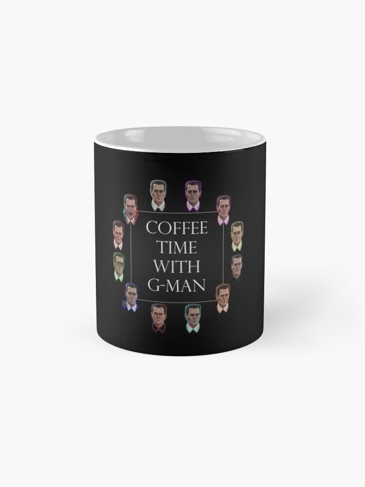 Aperçu 4 sur 6. Mug à café avec l'œuvre Coffee Time avec G-man créée et vendue par NVcL347.