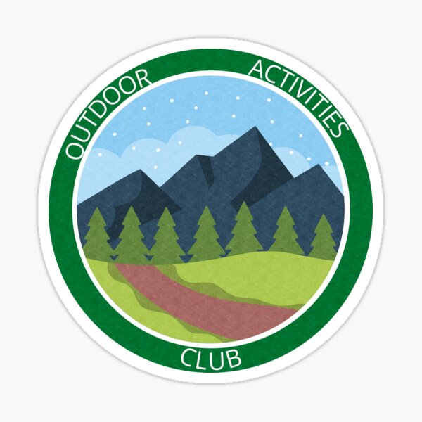 yuru camp outdoor activates club Sticker