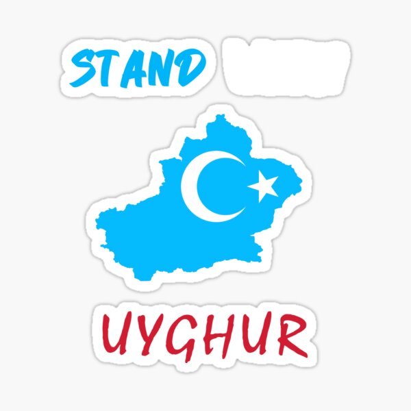 Aperçu de l'œuvre Stand avec Ouïghour créée et vendue par ZaydounStark.