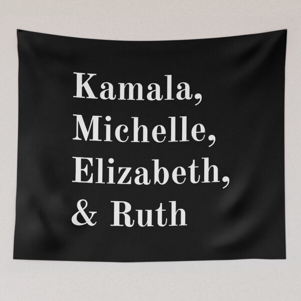 Item preview, Kamala, Michelle, Elizabeth, & Ruth RBG III - Feminist Political Icon designed and sold by Lemon Pepper.
