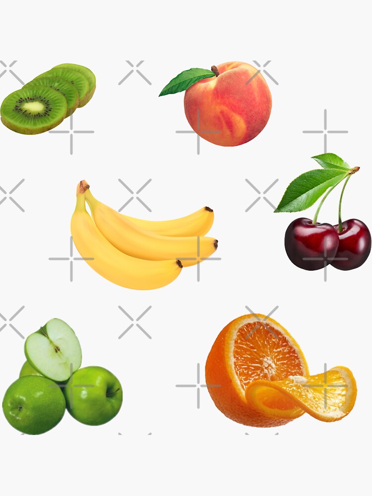 "Fruits sticker pack " Sticker for Sale by starseedgems Redbubble