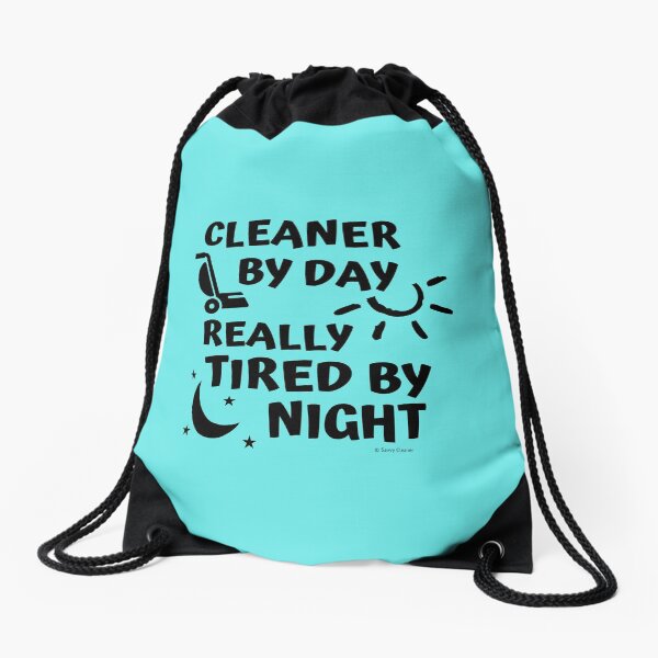 Item preview, Tired By Night Vacuum Funny Cleaning Housekeeping Humor designed and sold by SavvyCleaner.