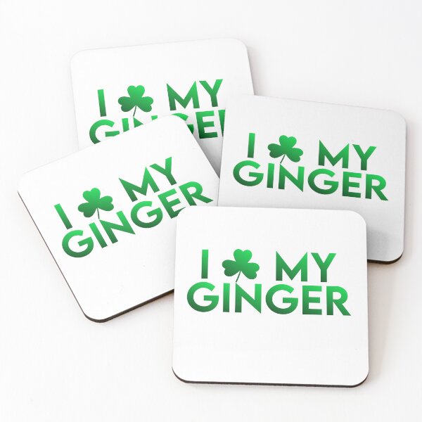 Item preview, I love Ginger St. Patrick's Shamrock Green Patricks designed and sold by DerNerd.