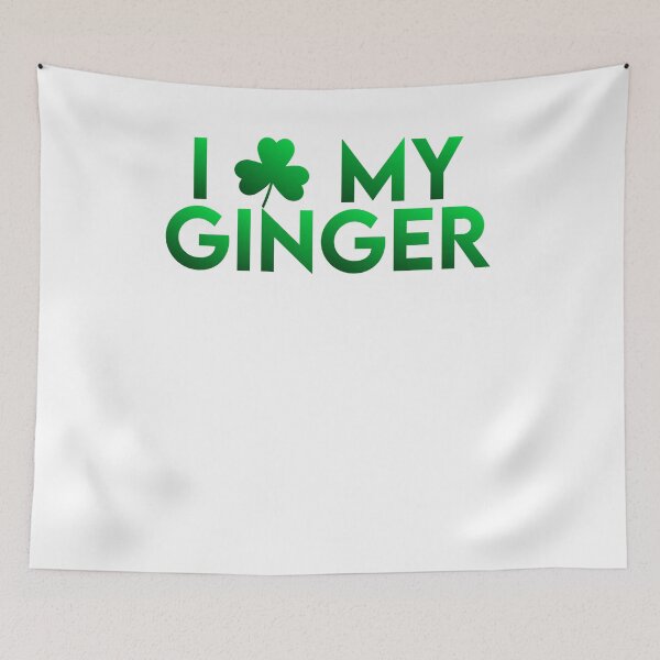 Item preview, I love Ginger St. Patrick's Shamrock Green Patricks designed and sold by DerNerd.