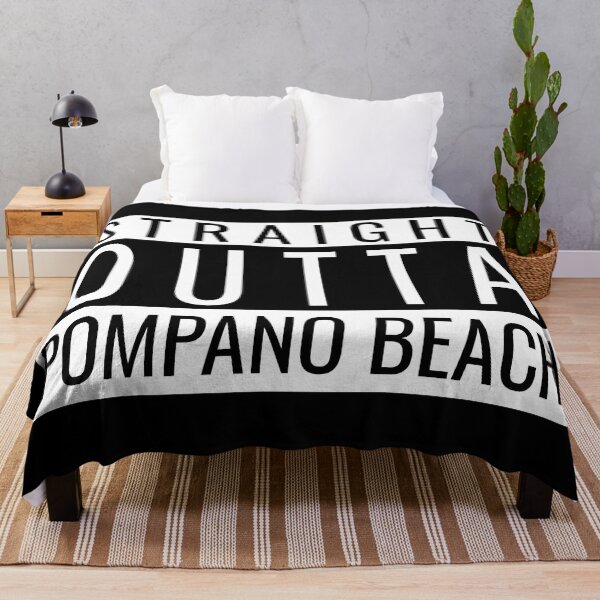 Item preview, Straight Outta Pompano Beach designed and sold by Teelogic.